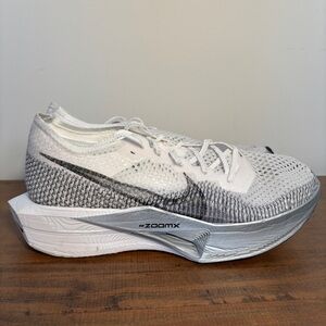 Nike ZoomX VaporFly Next 3 Shoes White Particle Grey Sz 12.5 Sneakers DV4129-100
